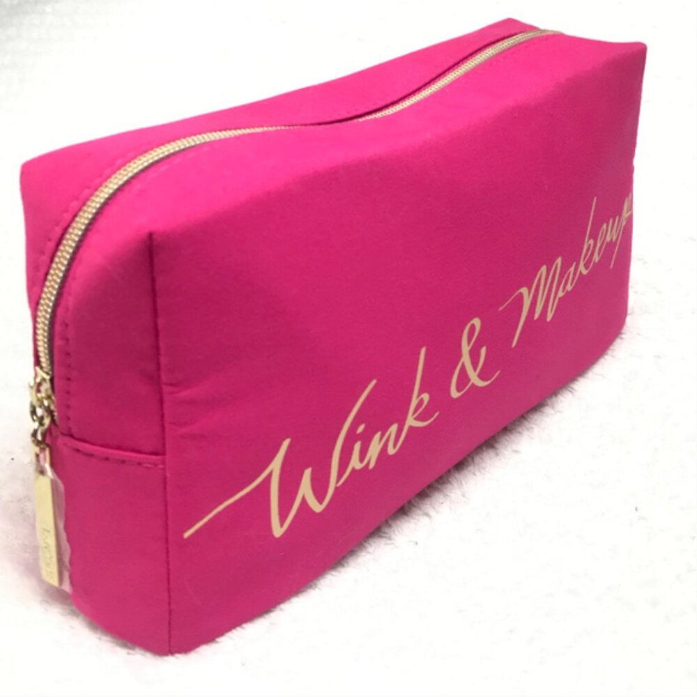 NWT Lancome 'Wink & Makeup' Makeup Travel Bag Case Pouch
